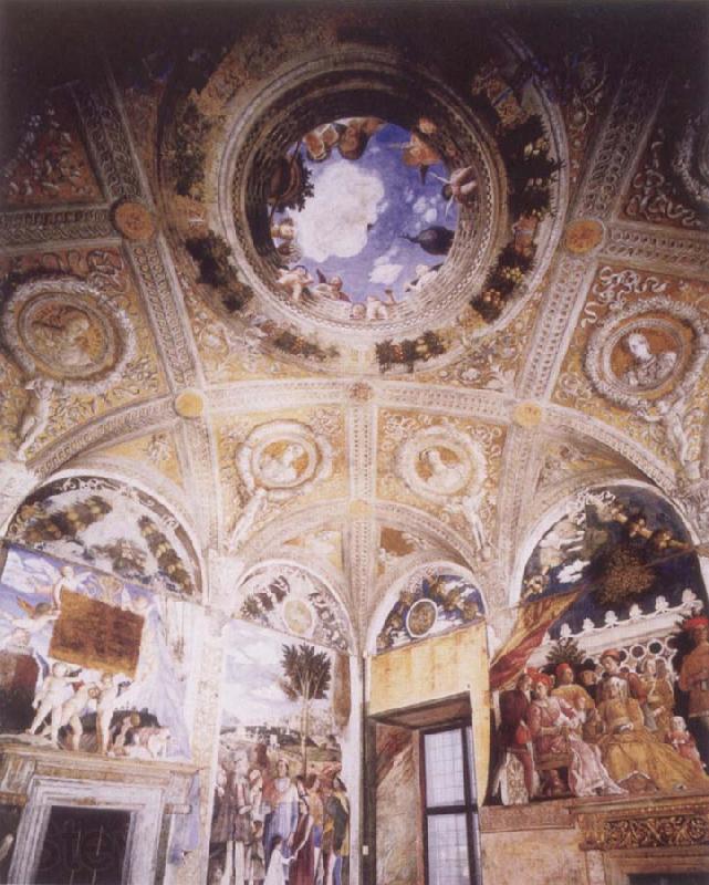 Andrea Mantegna Camera Picta,Ducal Palace France oil painting art